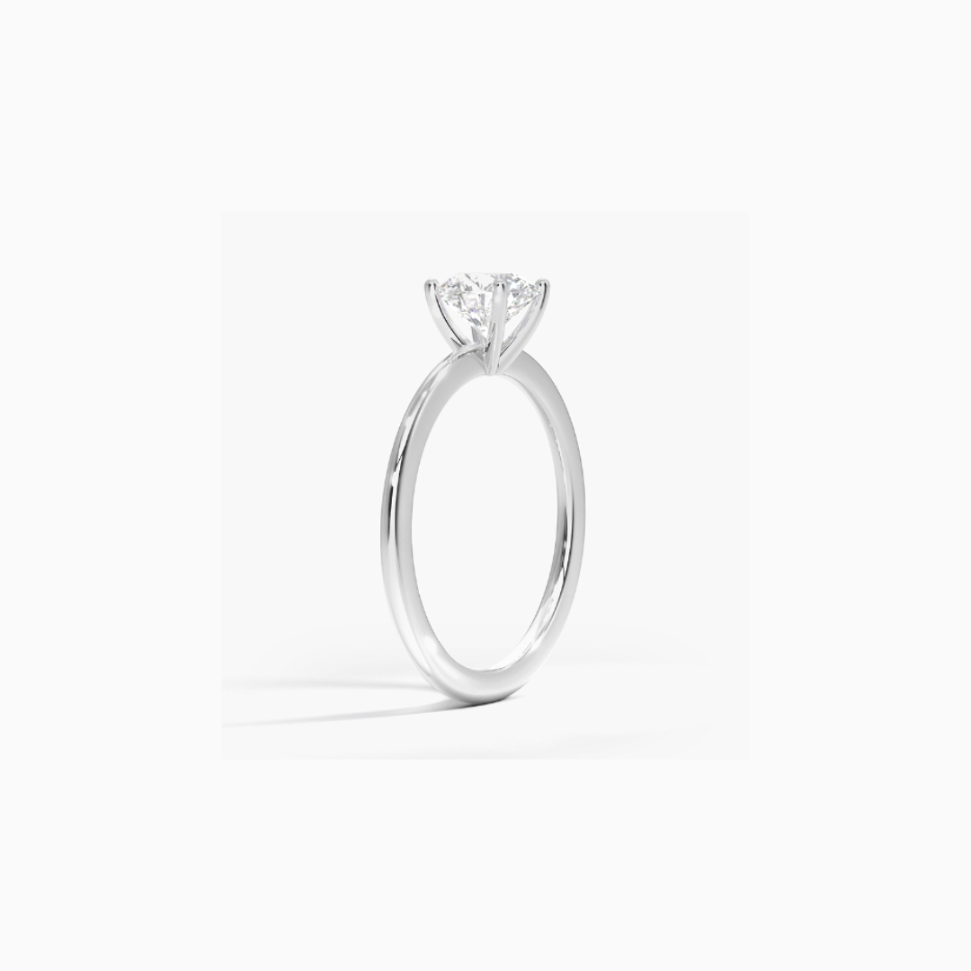 Luminesce Lab Grown 1 Carat Solitaire 4 Claw Engagement Ring in 14ct W –  Grahams Jewellers